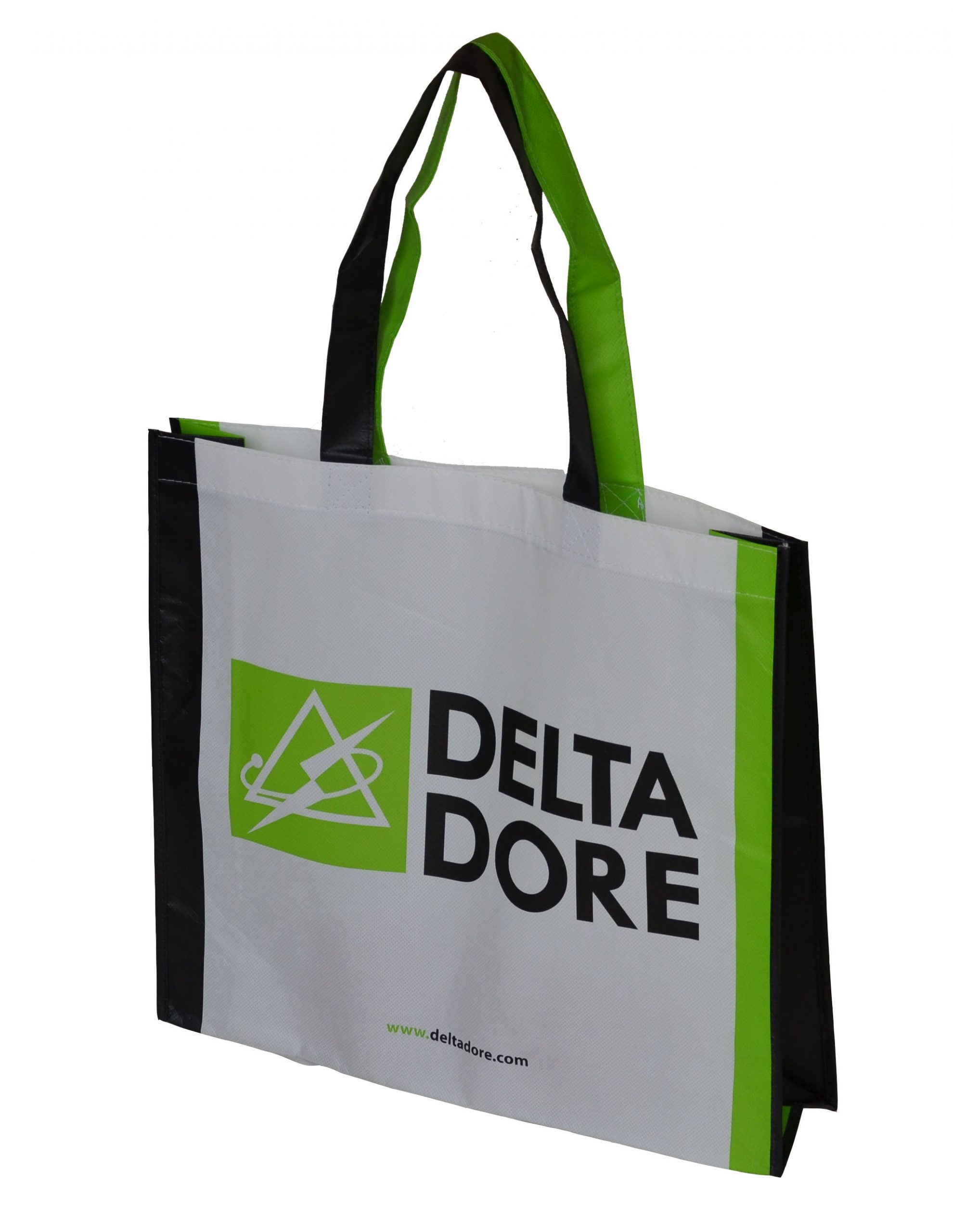 Non woven fabric full color CMYK lamination process carrier Tote