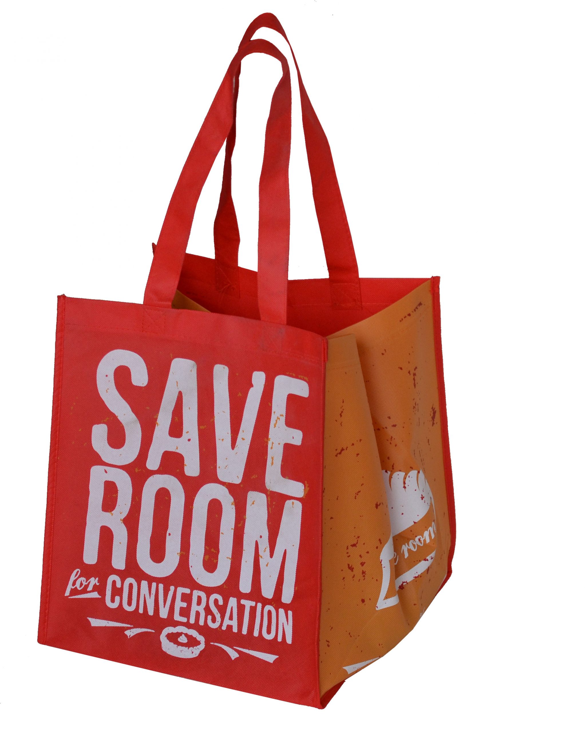 Big Non Woven Fabric Grocery Save Room Tote