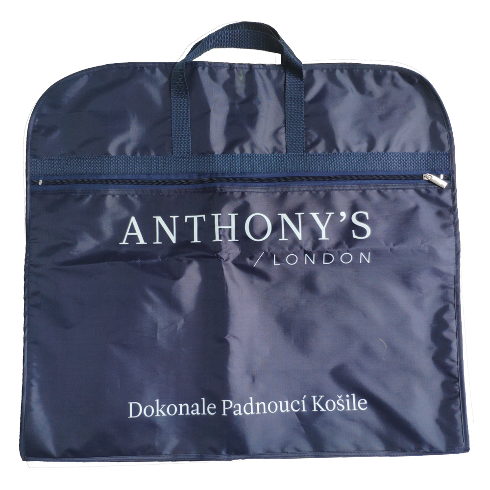 Nylon 210D Garment Bag (Suit cover) Customize Logo printing for branding marketing