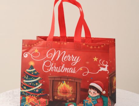 Christmas Gift/Shopping Bags Non woven PP Lamination Customize