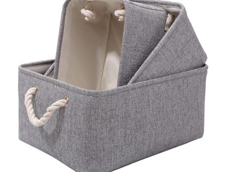 Cotton -Jute Foldable Storage Boxes